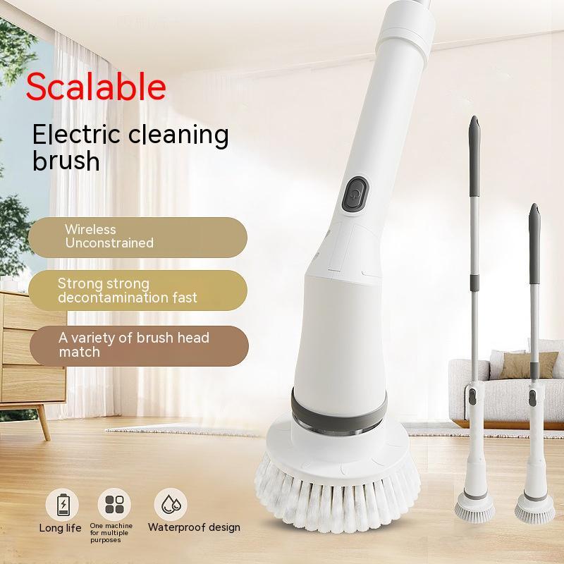 Long Handle Electric Scrubber & Wall Cleaner 