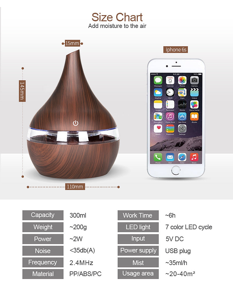 Ultrasonic LED diffuser machine Avellionhome