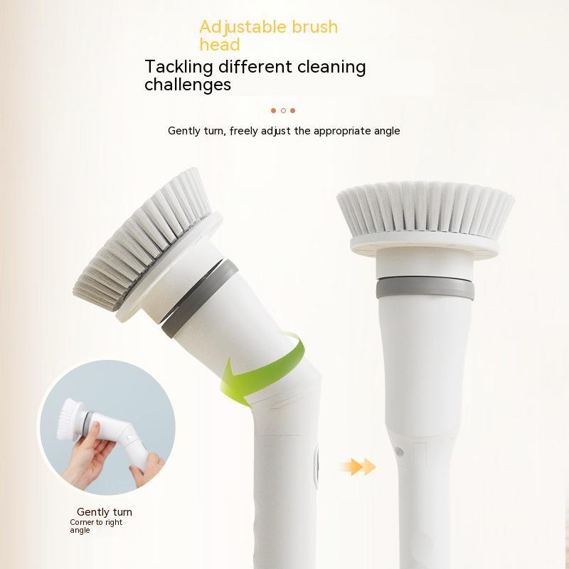 Long Handle Electric Scrubber & Wall Cleaner 