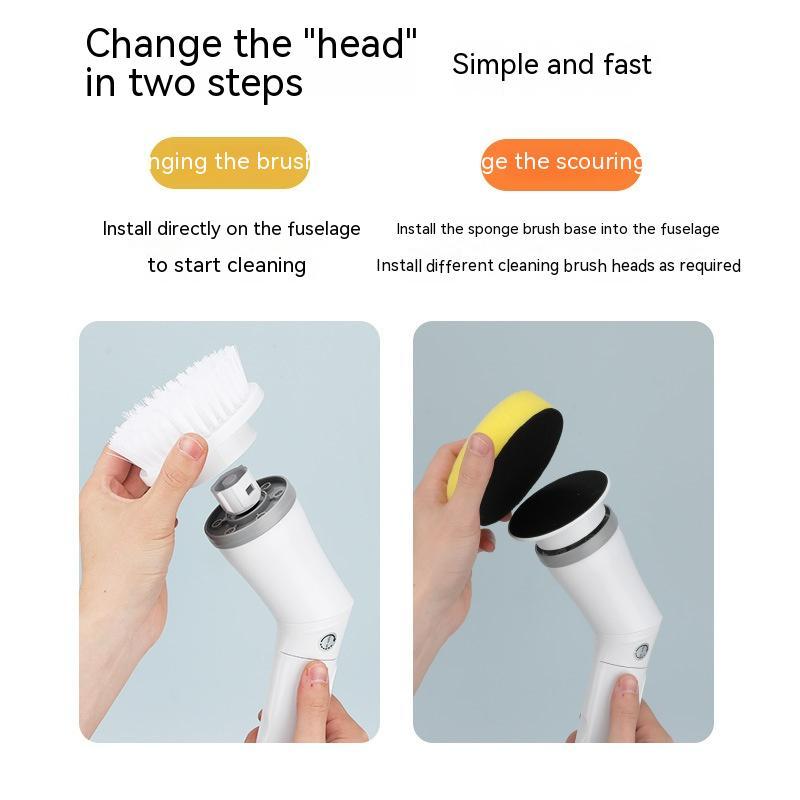 Long Handle Electric Scrubber & Wall Cleaner 