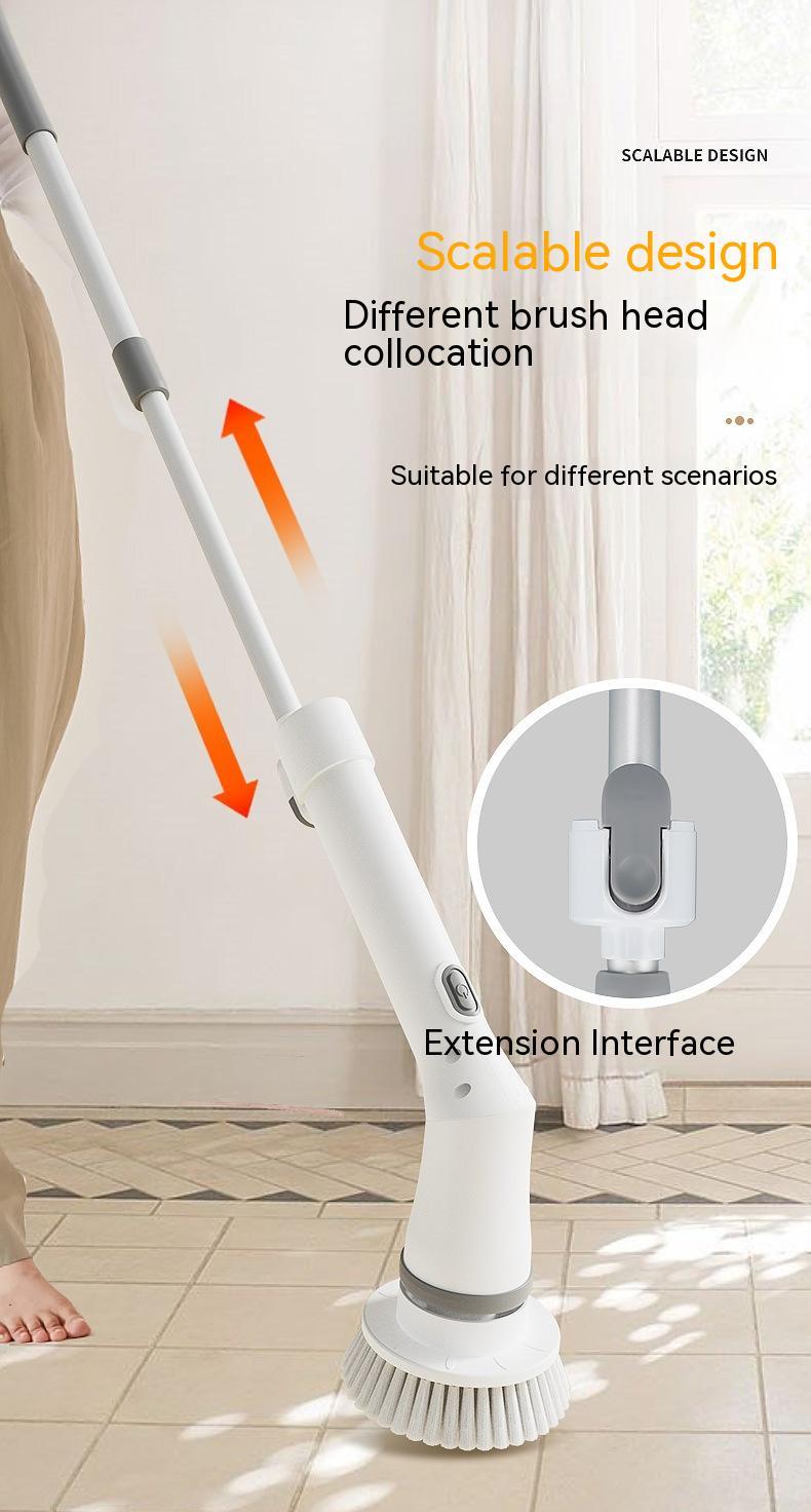 Long Handle Electric Scrubber & Wall Cleaner 