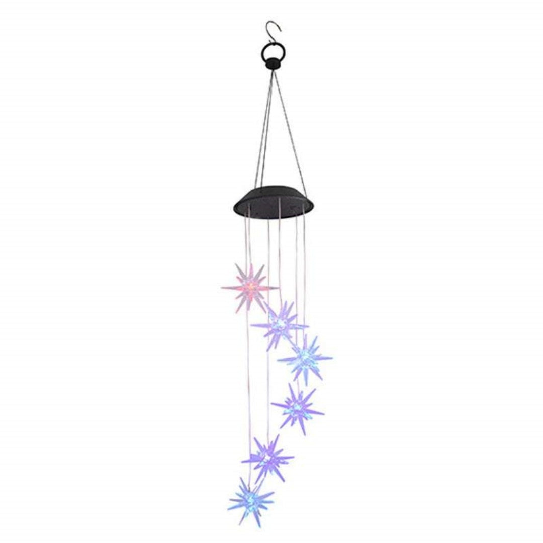 Dragonfly Wind Chime Garden Decoration Hanging Lamp